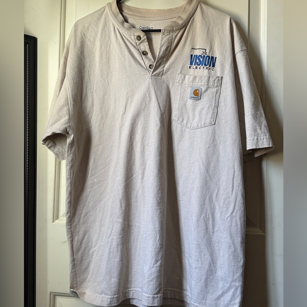 Carhartt Cream Casual Fit Tee